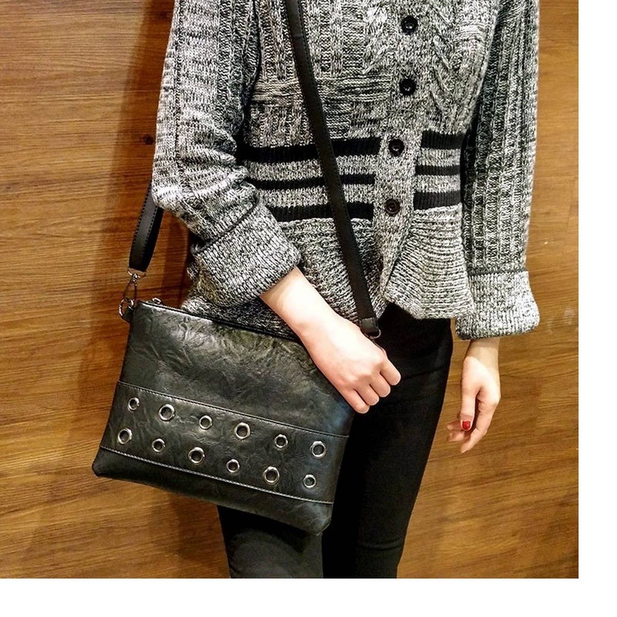 LEISURE LARGE CAPACITY HANDBAG ENVELOPE BAG_CWAB1373