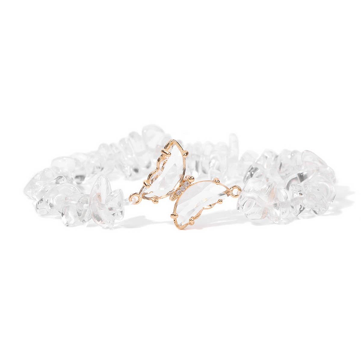CWAJE4303_FASHION IRREGULAR BUTTERFLY GRAVEL BRACELET