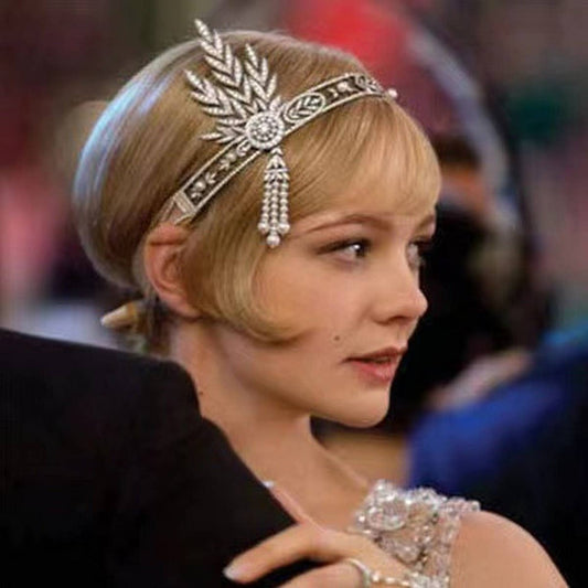 GATSBY JEWELRY CROWN SAME STYLE BRIDAL HEADDRESS