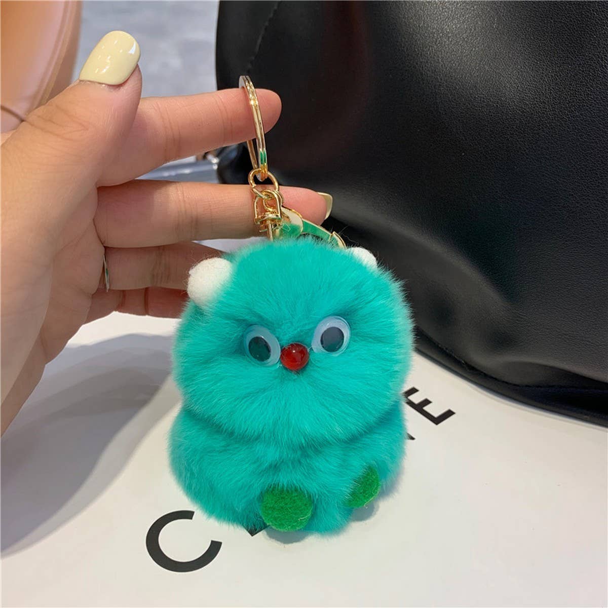 LITTLE MONSTER CAR KEYCHAIN PENDANT ACCESSORIES