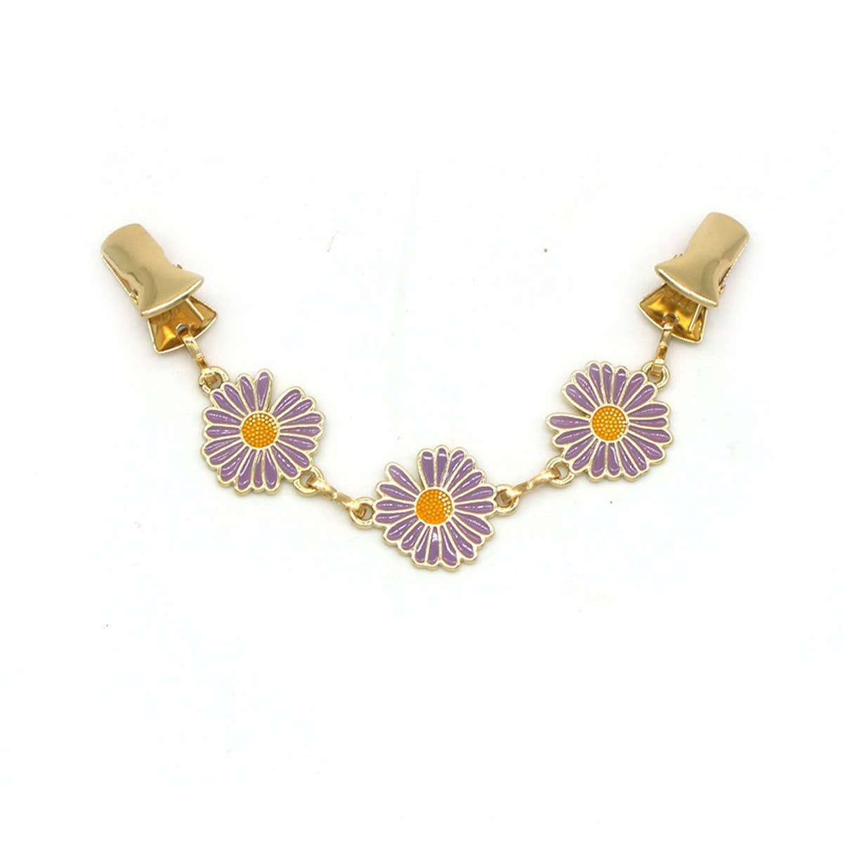 HOT SALE CREATIVE ALLOY DAISY SHAWL CLIP