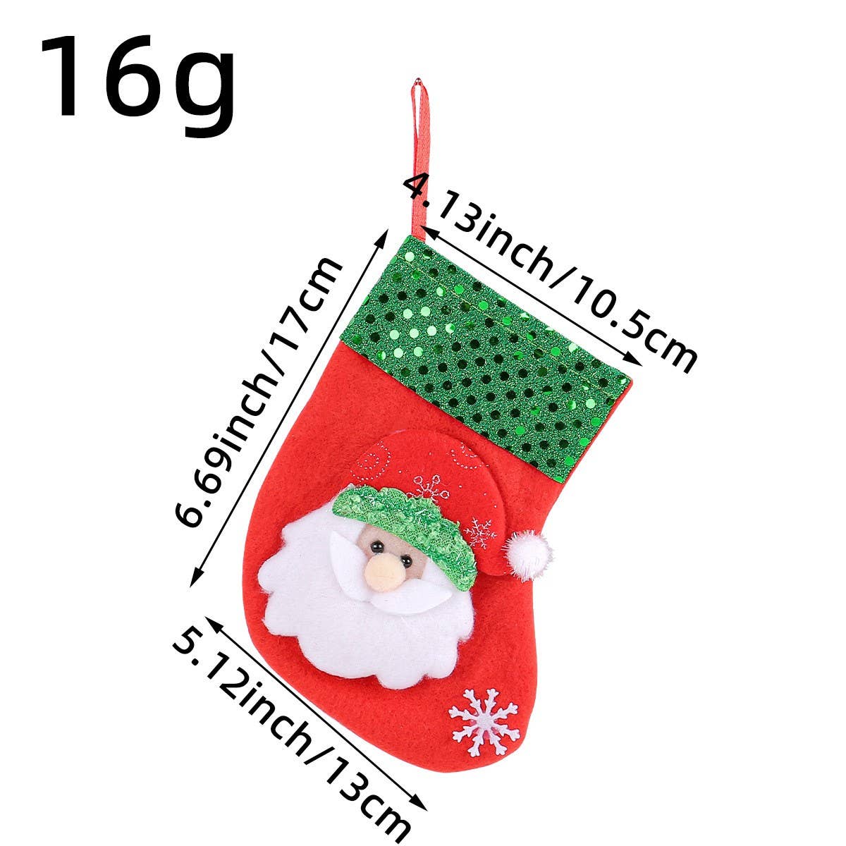 CHRISTMAS DECORATIONS WITH VARIOUS CHRISTMAS SOCKS