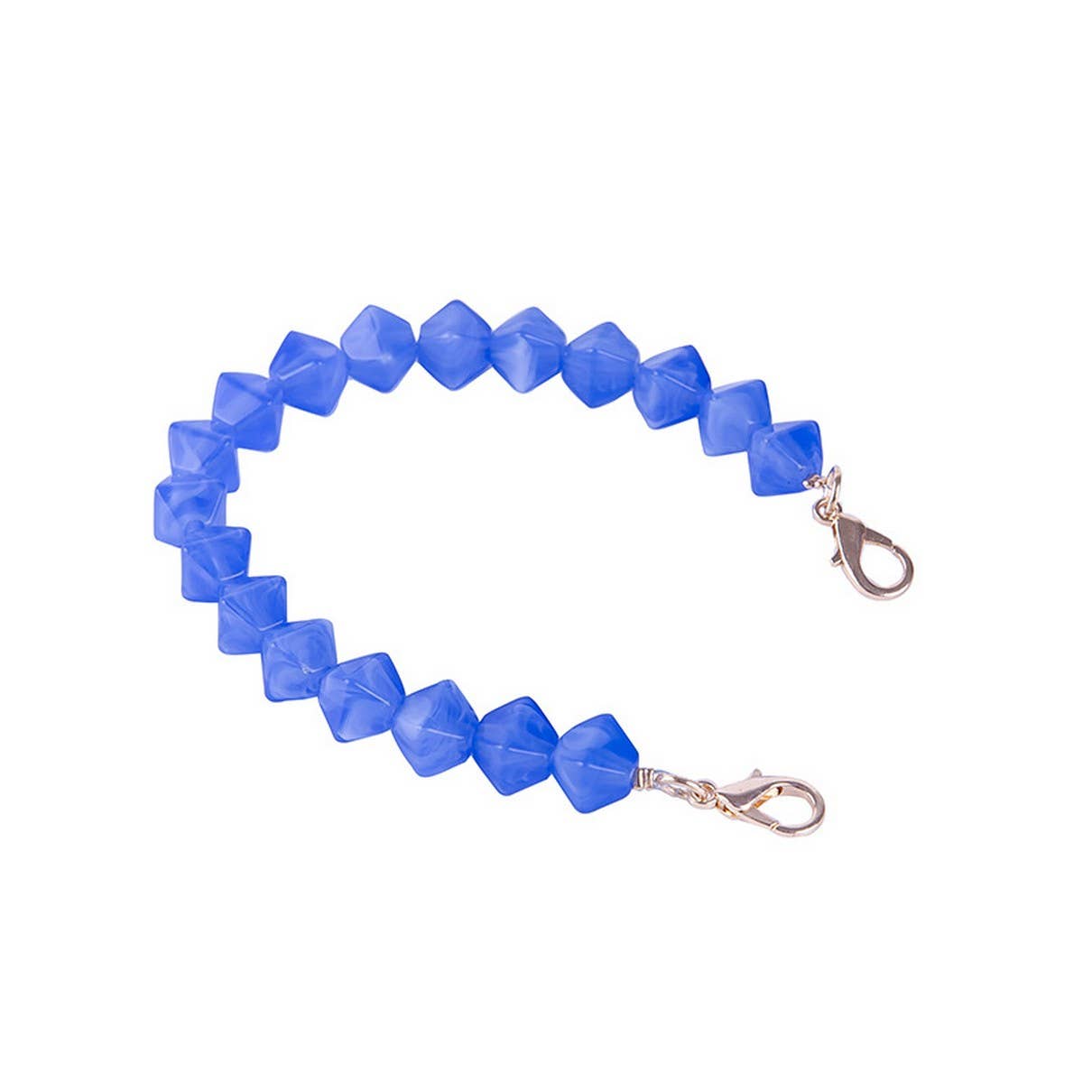 Colorful Acrylic Irregular Bead Bag Chain 11.81in