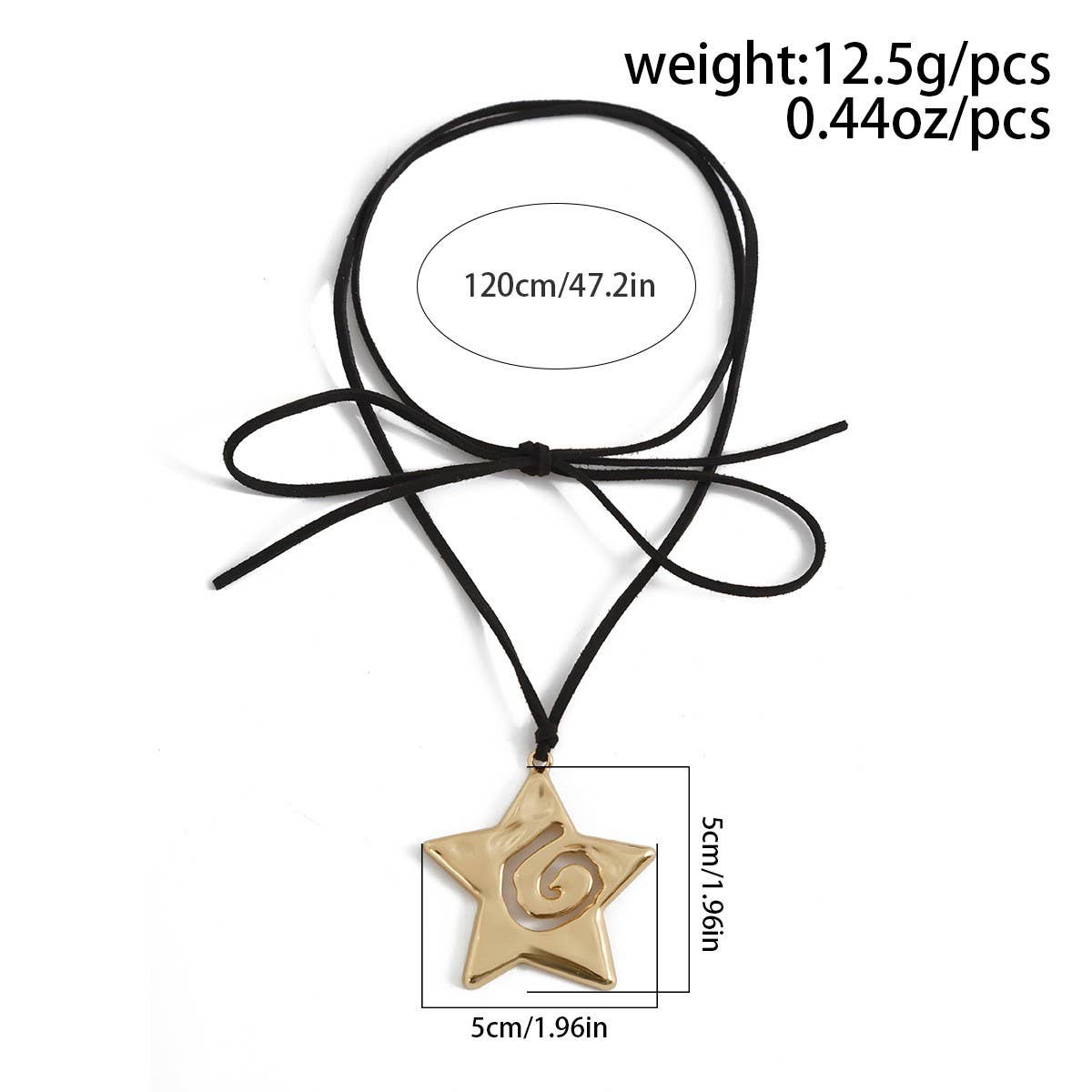 SWEET AND COOL BEACH METAL STARFISH NECKLACE