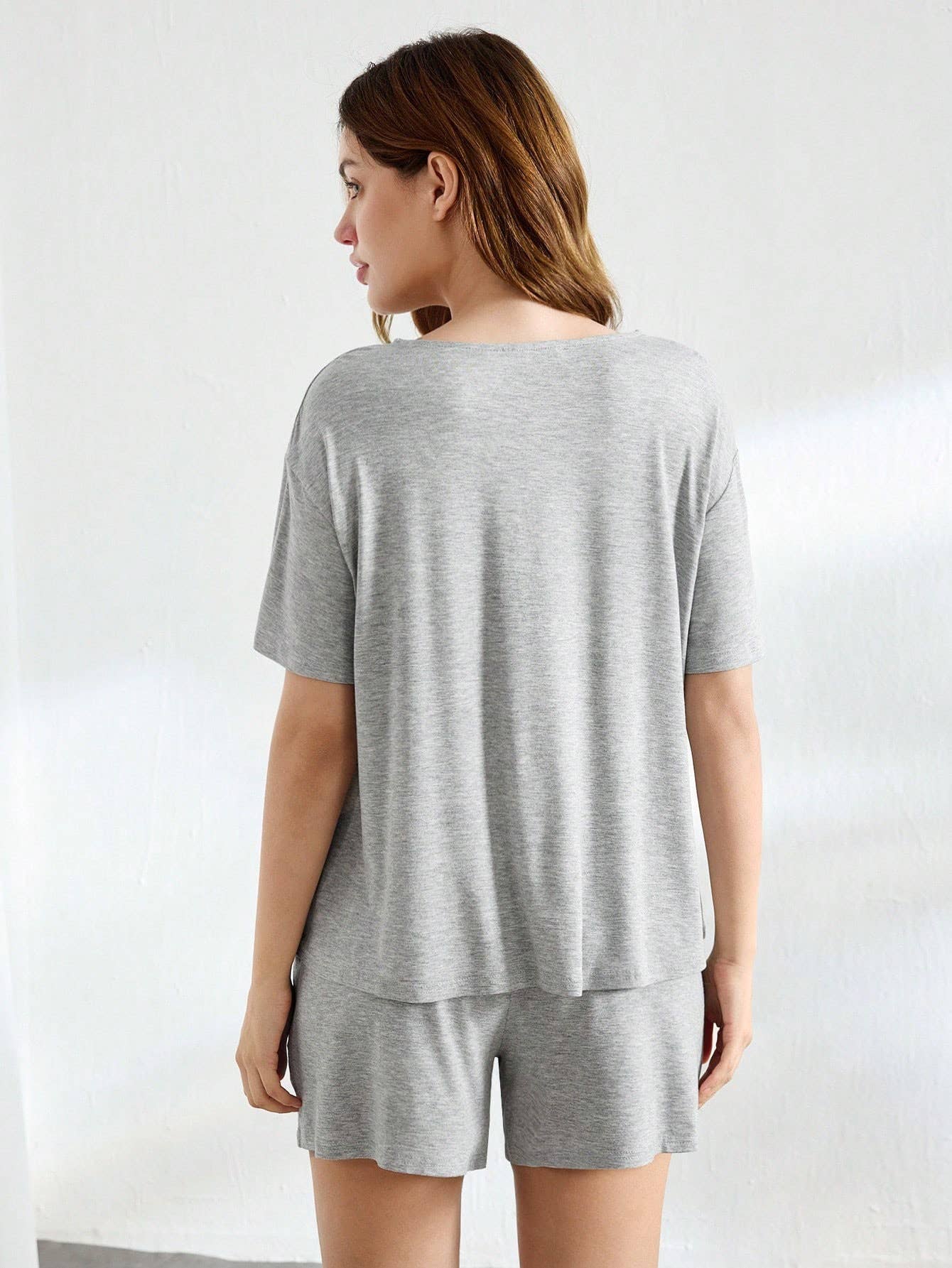 Women¡¯s Simple Solid Color Lounge Set