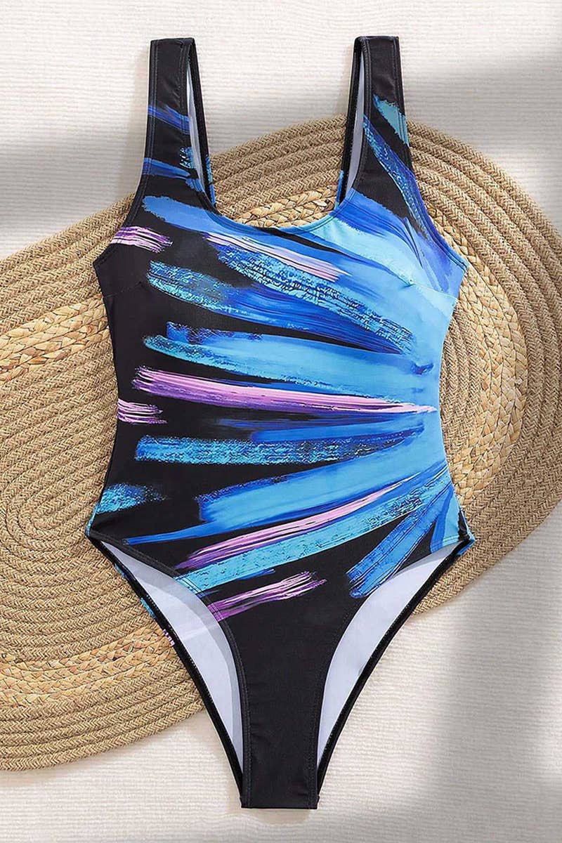 CWMW0822_SLEEVELESS TIGHT BACKLESS SLIM ONE-PIECE SWIMSUIT