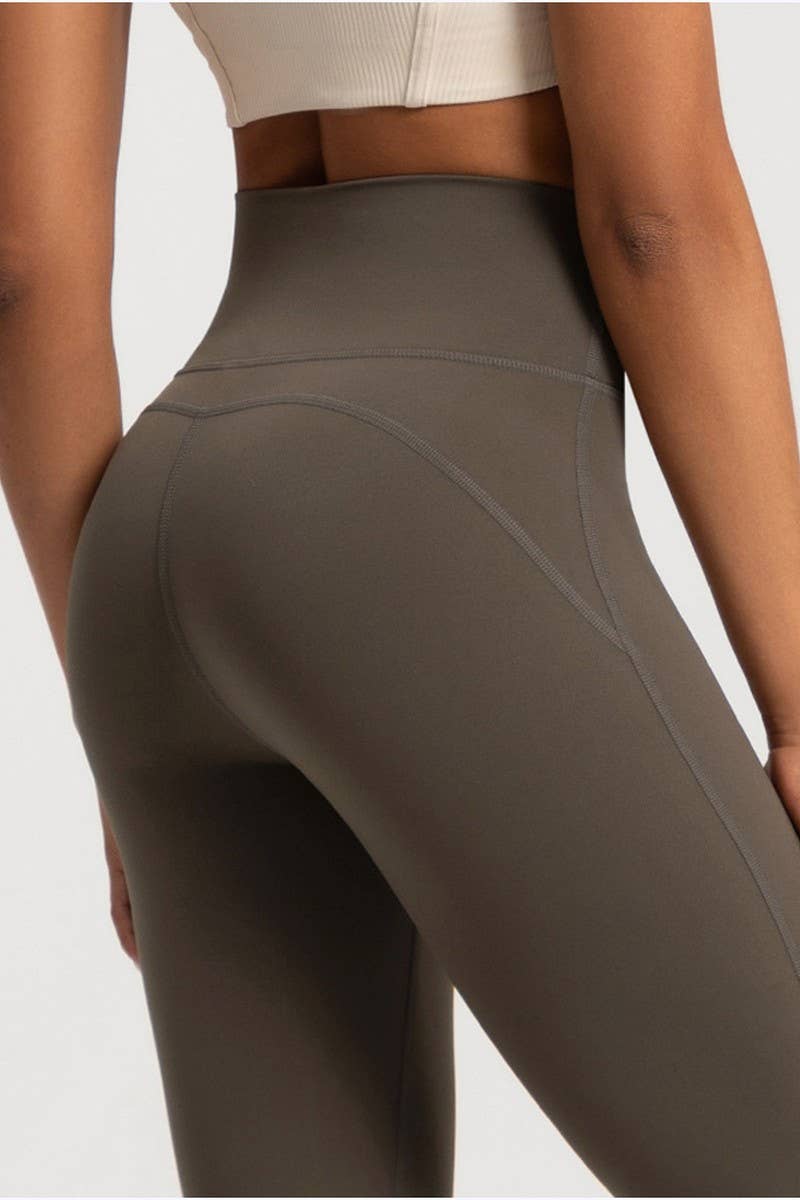 CWBLP1499_HIGH WAISTED SLIM FIT WIDE LEG SPORTS TROUSERS