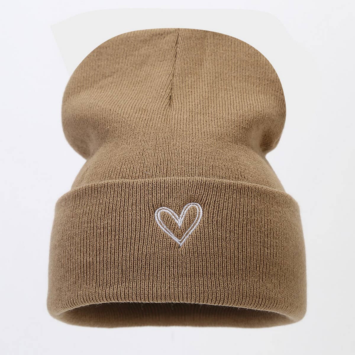 THICKENED HEART EMBROIDERED KNITTED HAT_CWAH1607