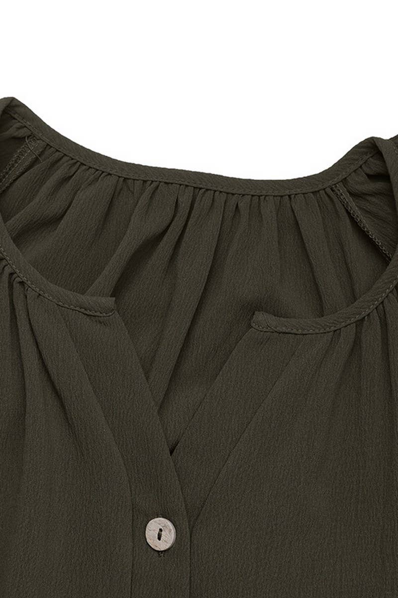 CWDSD7528_SUMMER LOOSE LONG SLEEVE POCKET DRESS