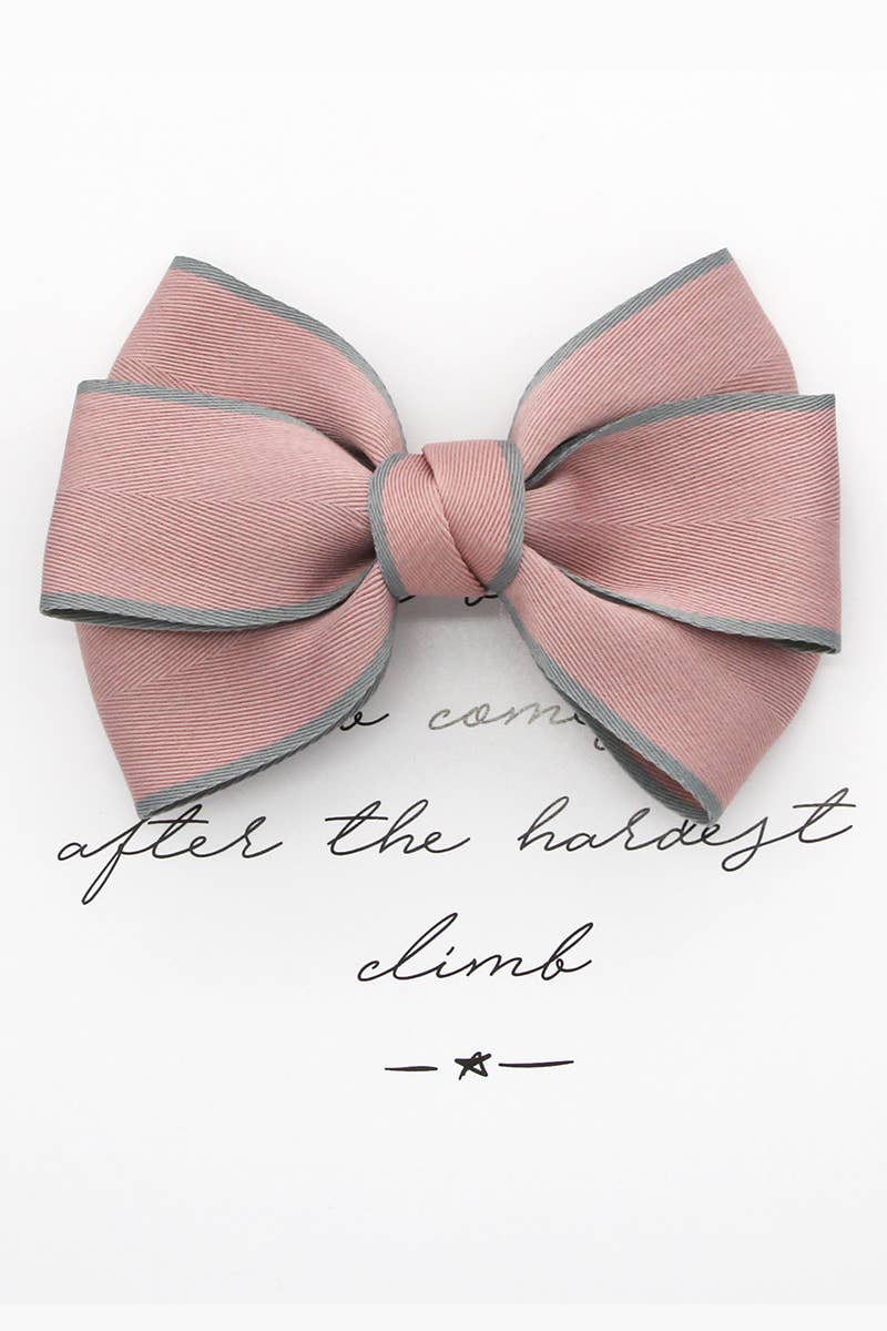 BOW DECOR FRENCH BUTTERFLY HAIR CLIP_CWAHA0163