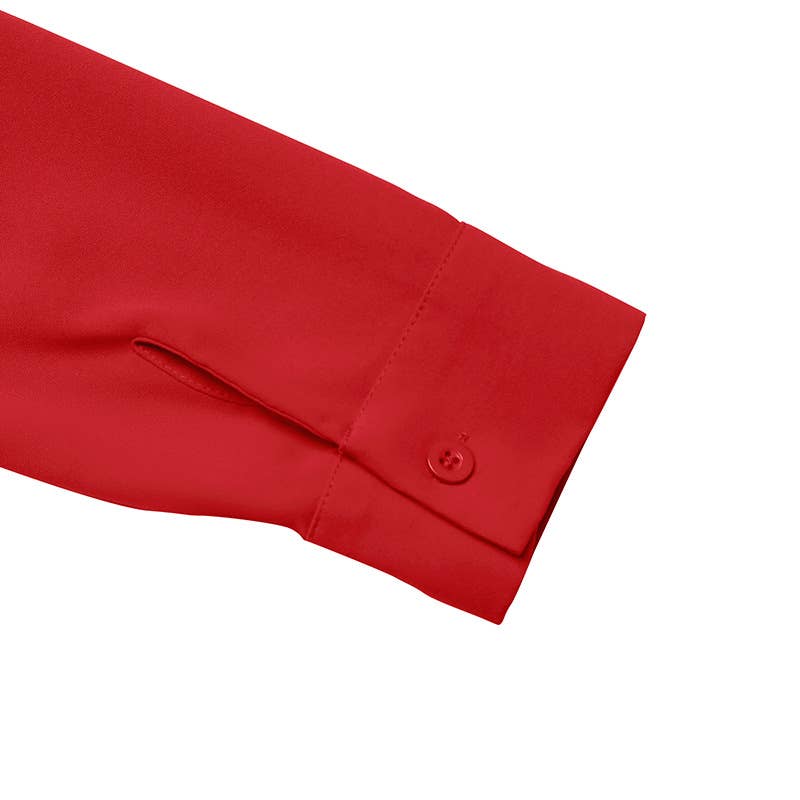 One-shoulder long-sleeved cinched waist dress