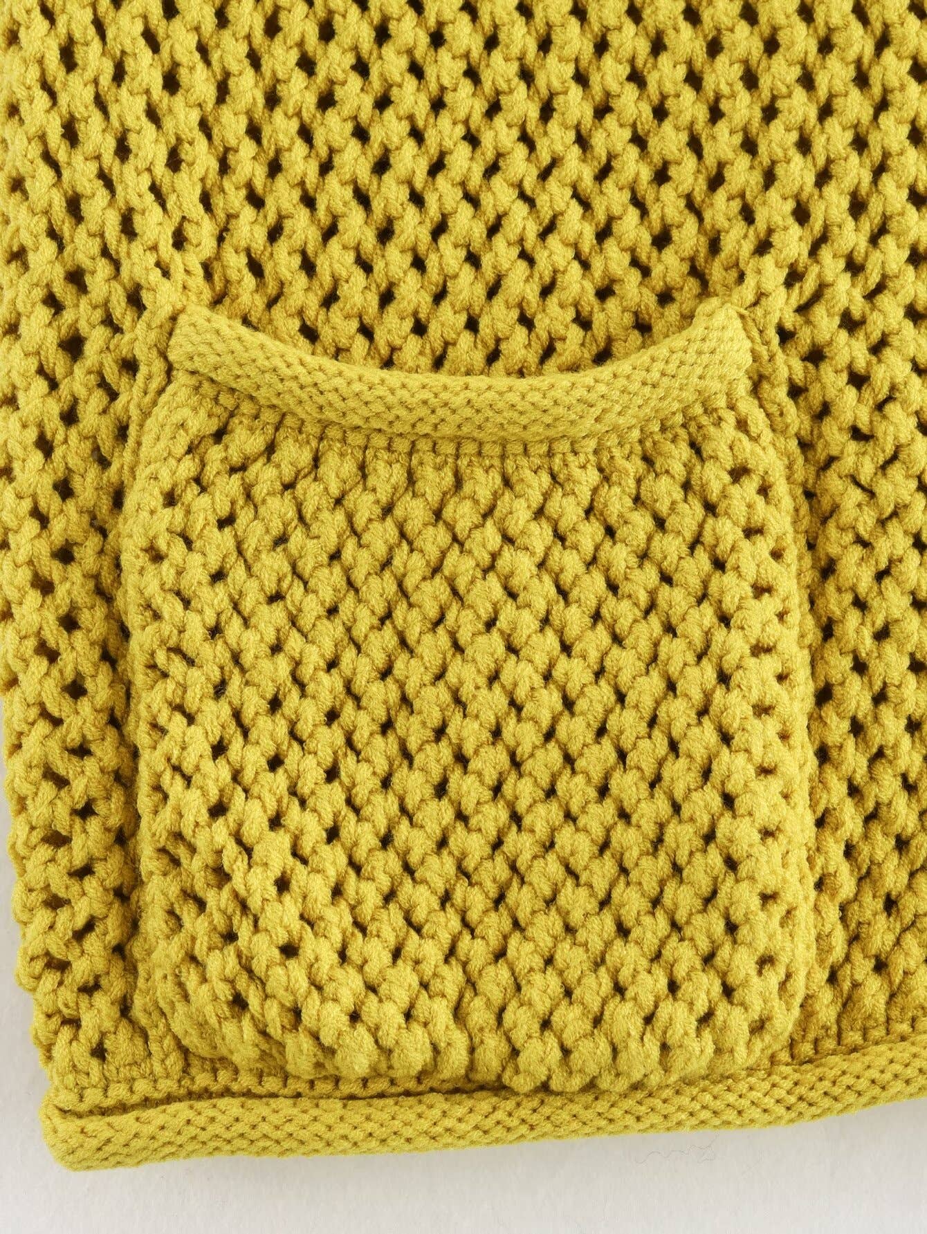 STREET CASUAL COARSE NEEDLE KNIT TOP