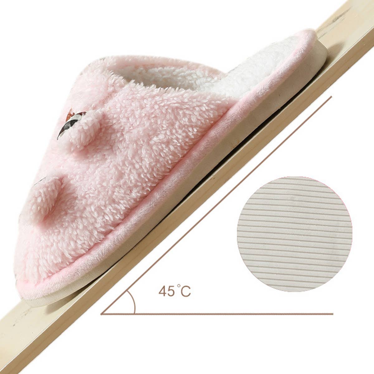 HOUSEHOLD CUTE CARTOON BEAR COTTON SLIPPERS