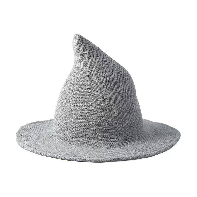 HALLOWEEN CHARACTER WOOL WIZARD HAT WITH BIG BRIM