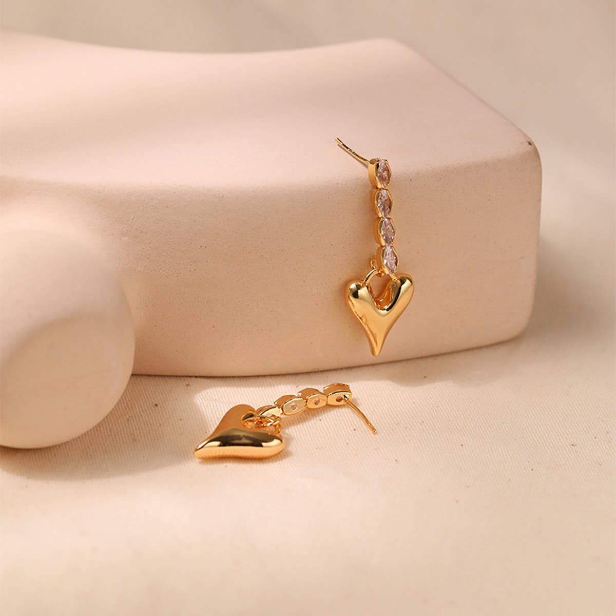 VALENTINE'S DAY HIGH-END HEART PENDANT EARRINGS