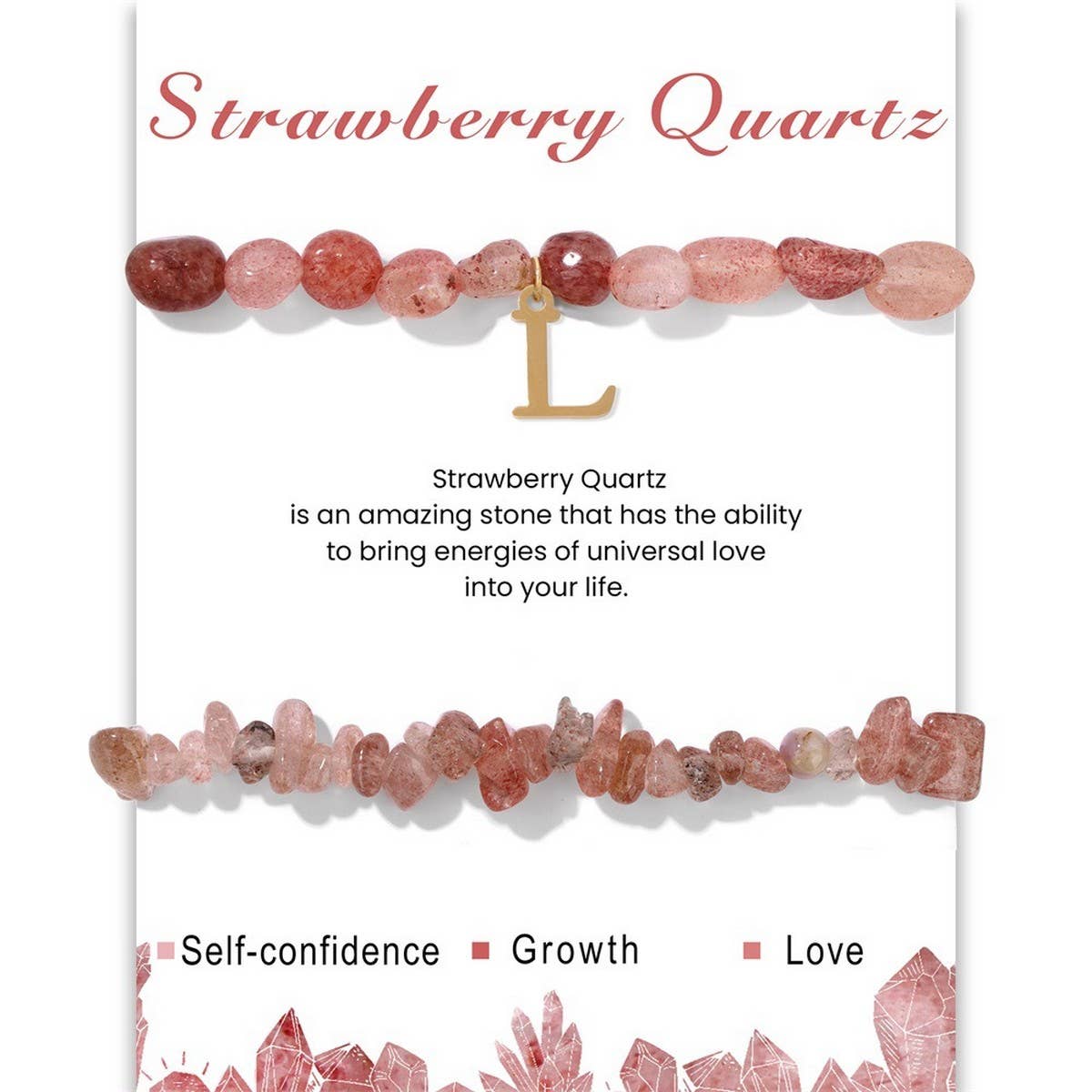 26 LETTERS IRREGULAR PENDANT BRACELET_CWAJE2105