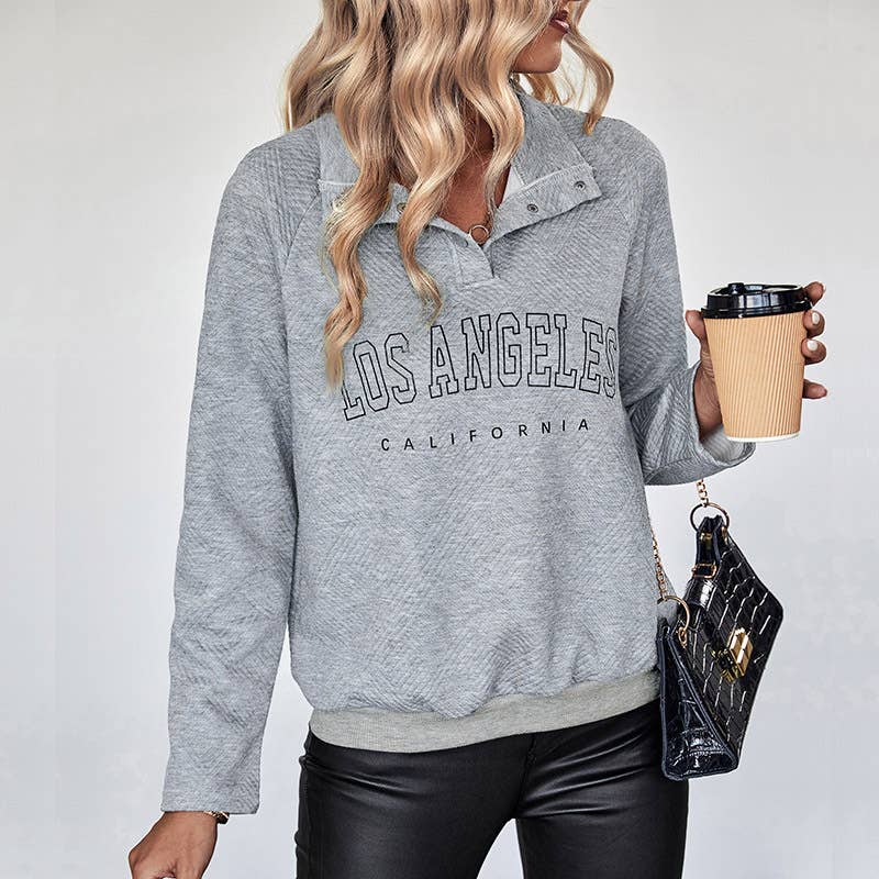 TEXTURED LETTER PRINT PULLOVER HOODIE