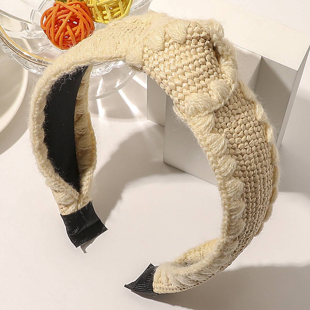 FASHION  WOVEN DECORATIVE HAIR HOOP_CWAHA0228