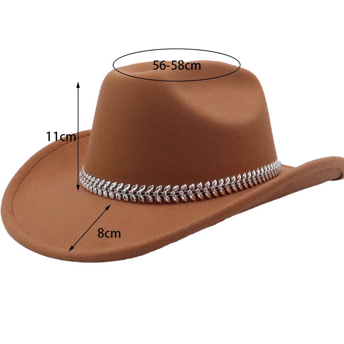 Men & Women Wool Cowboy Fedora New Style_CWAH04470