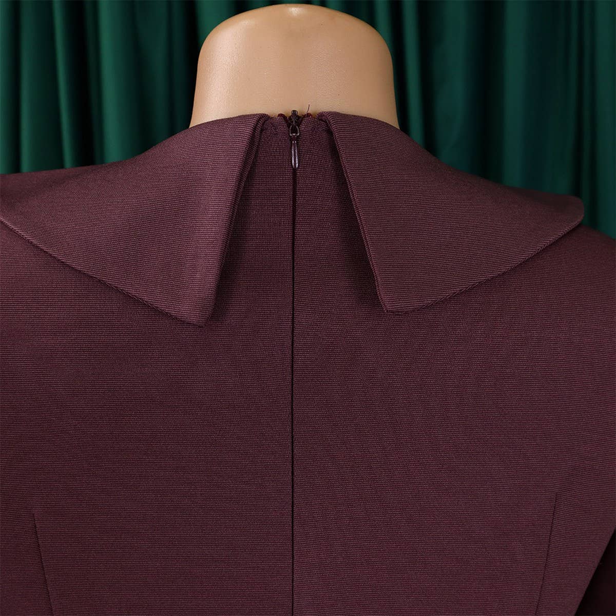 FASHIONABLE AND ELEGANT COMMUTER LONG DRESS_CWDMD3698