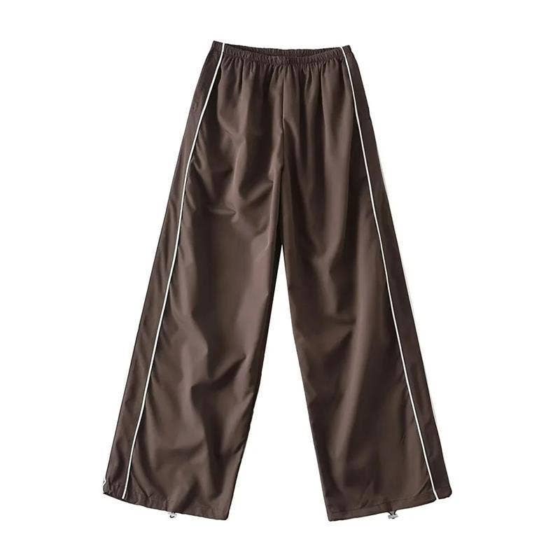 Loose striped hip-hop sportswear pants