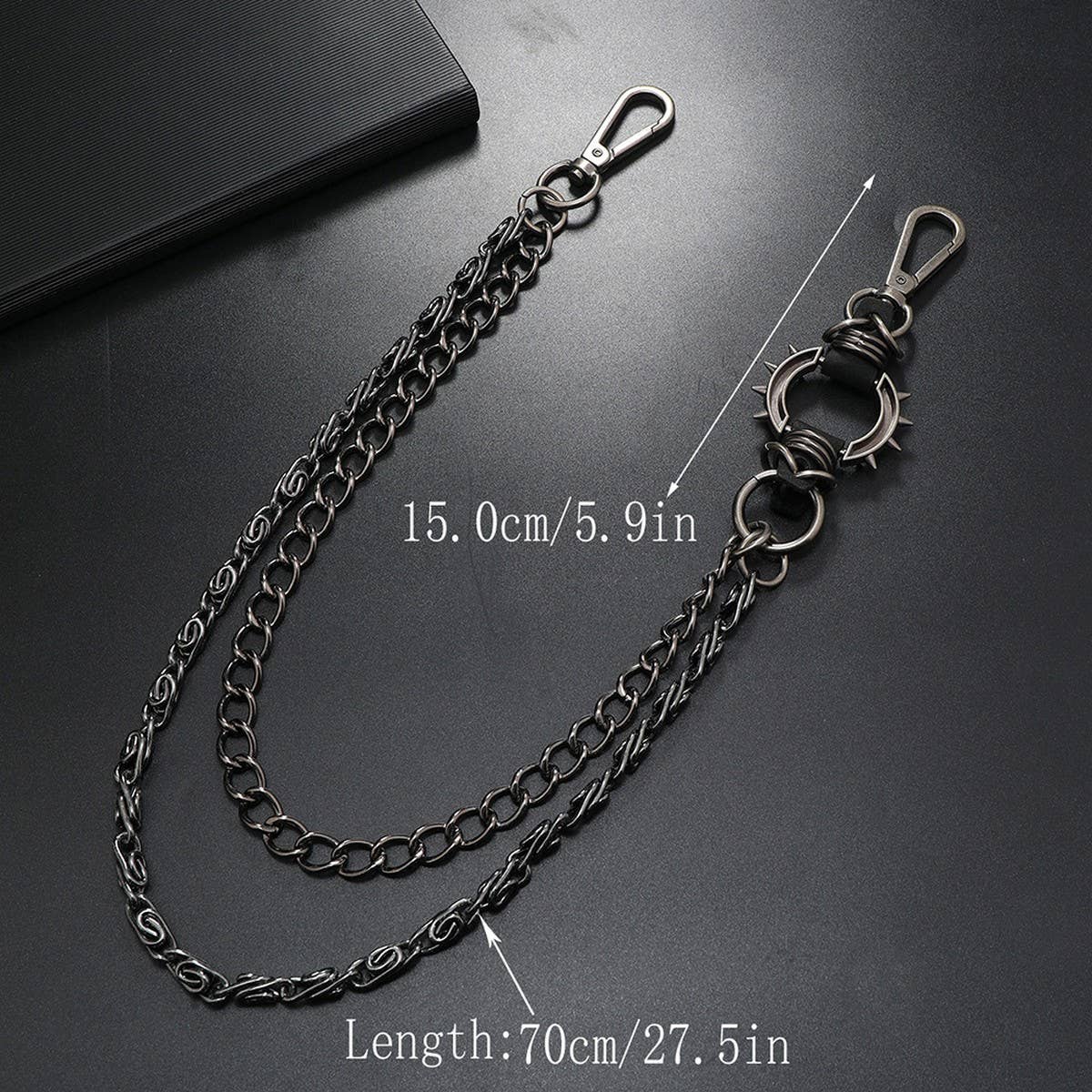 DARK ALL-MATCH TRENDY ALLOY TROUSER CHAIN