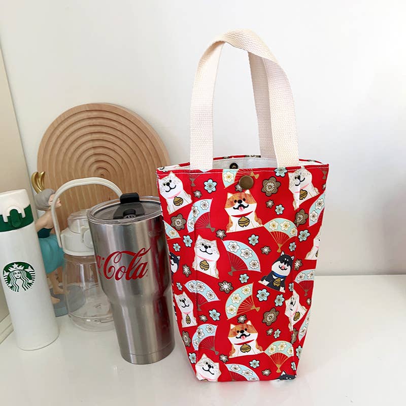 Cartoon three-dimensional water cup sleeve bag