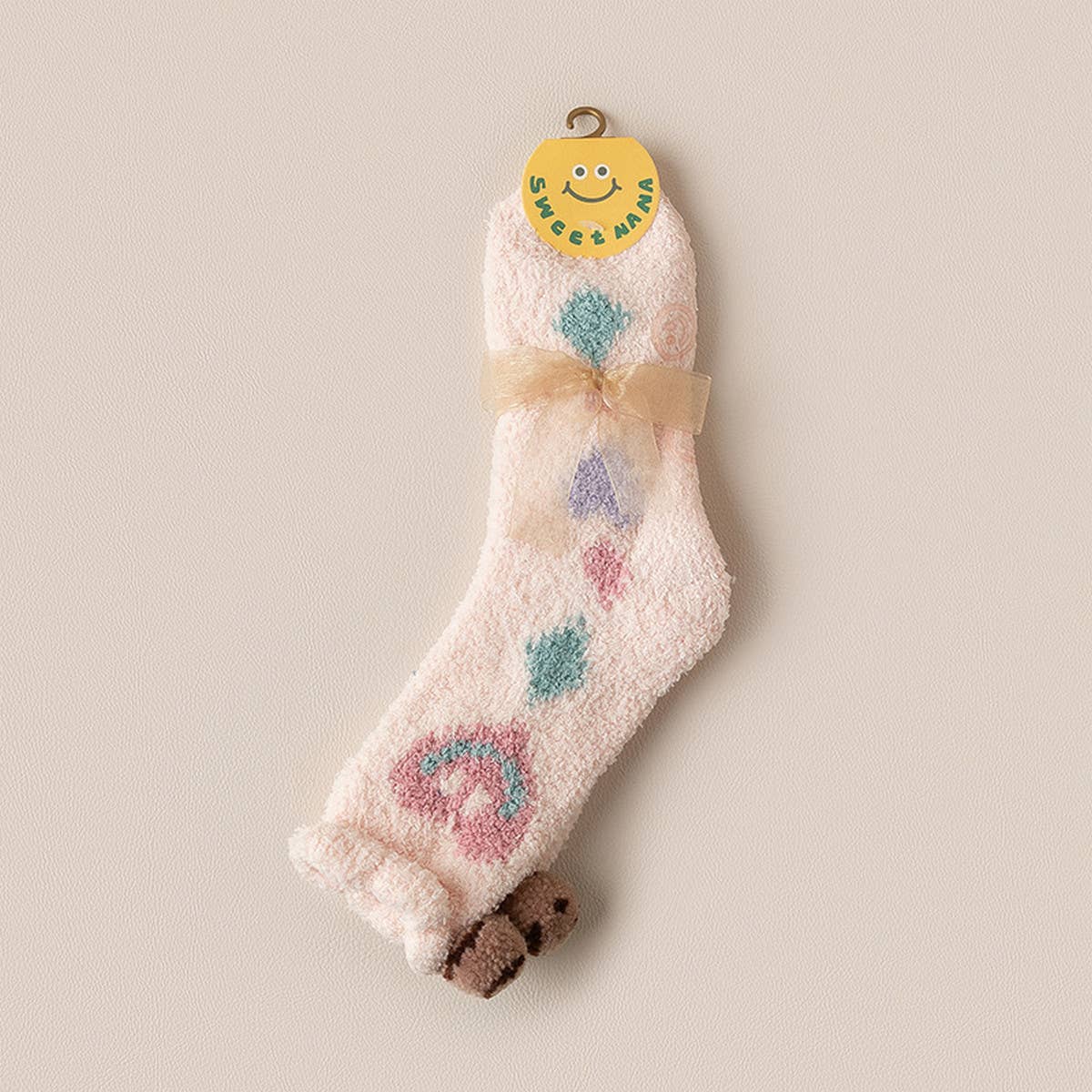 CUTE CARTOON SMILING FACE SOCKS