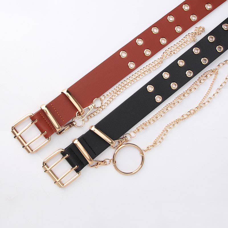 Hip-hop punk street fashion cool ins style belt