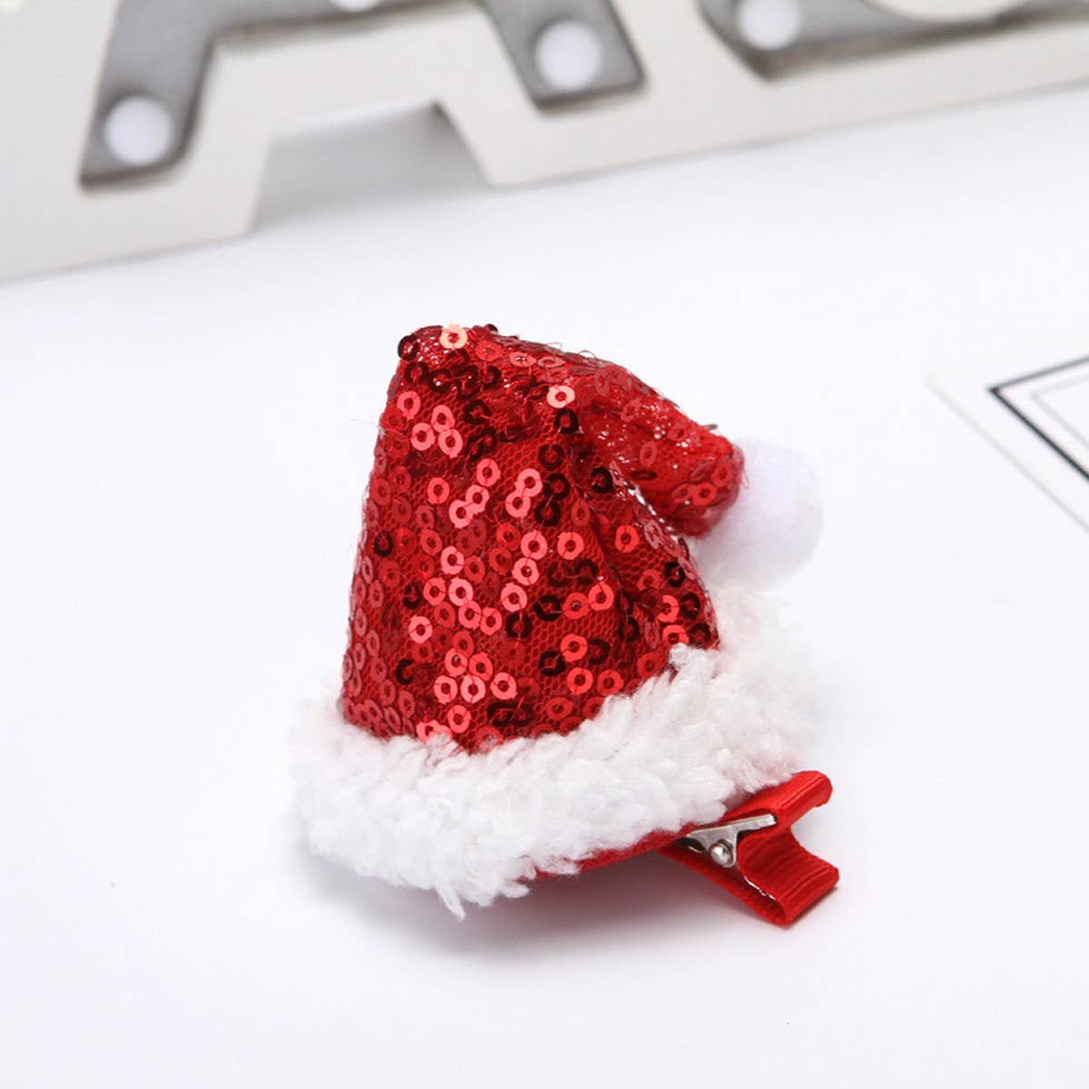 CHRISTMAS DECORATIONS SMALL HAT CHILDREN'S HAIRPIN