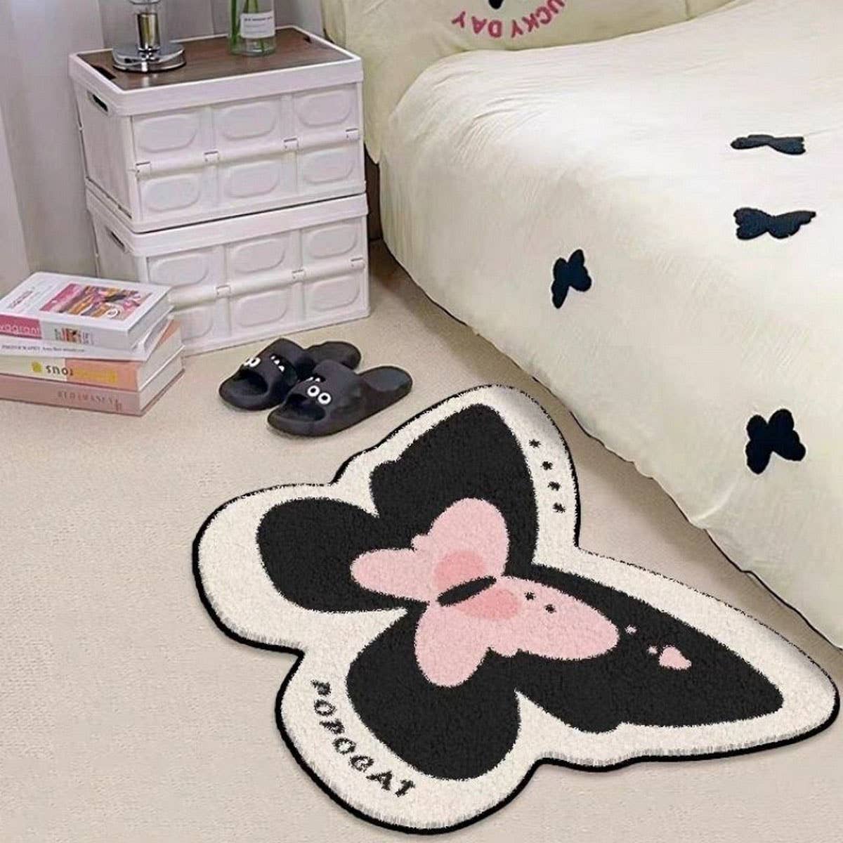 Dopamine Butterfly Rug, Cute Kids¡¯ Room Mat