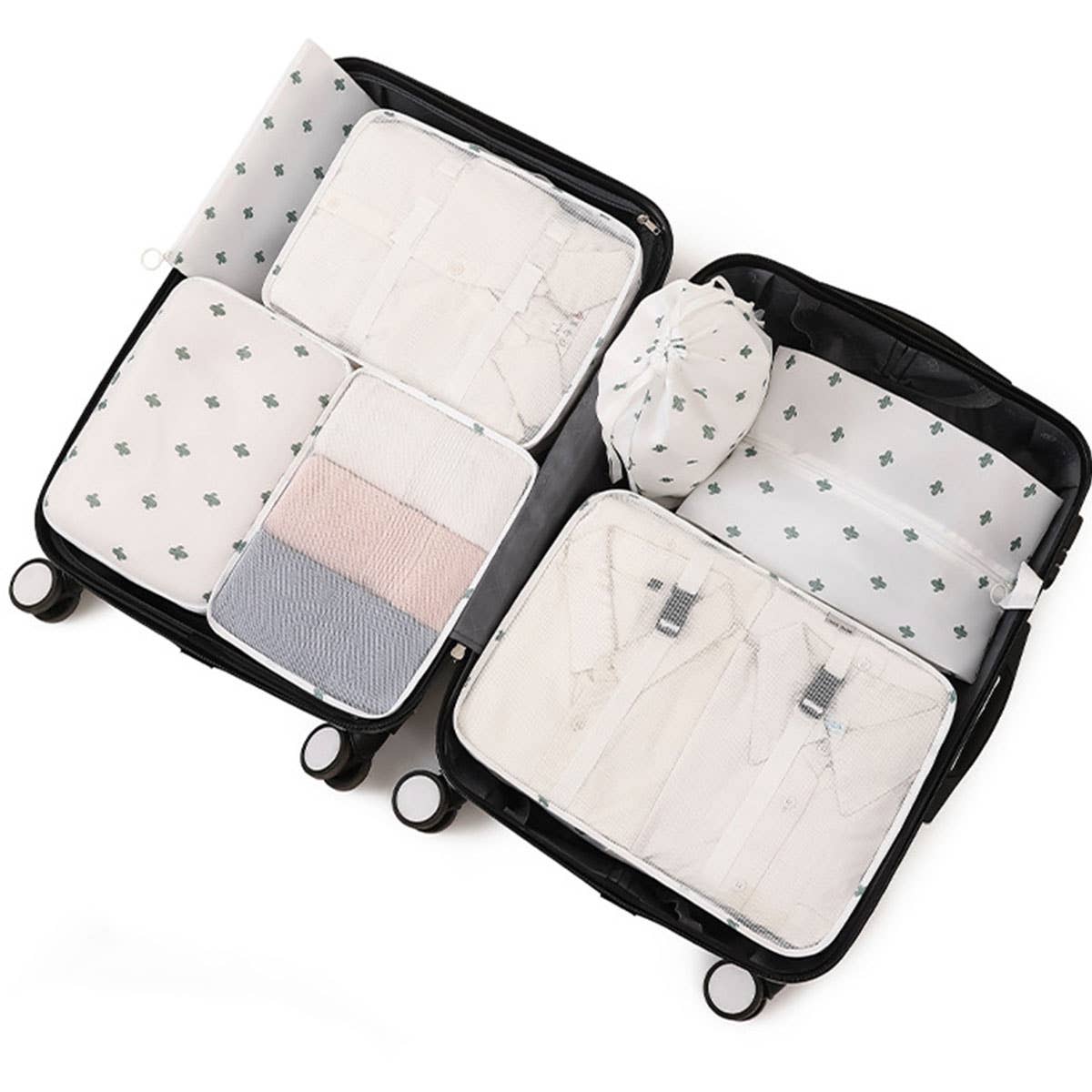 6/7-Piece Waterproof Travel Packing Cube Set_CWAB0542