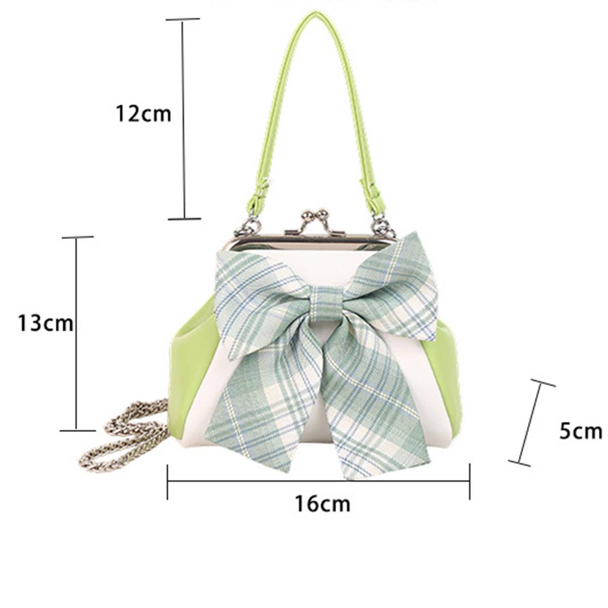 Bow tie stylish versatile clip-on crossbody bag