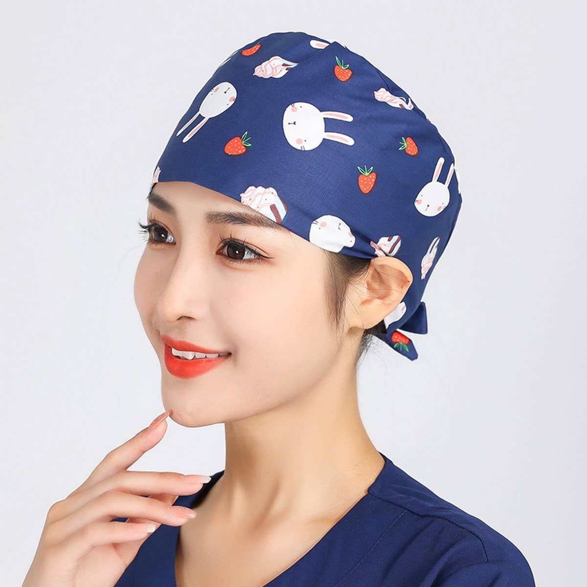 PURE COTTON OPERATING ROOM HANGING MASK HAT_CWAH3386
