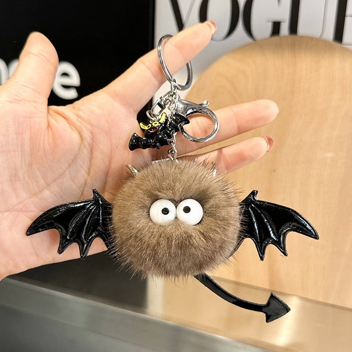 CUTE DOLL LITTLE DEVIL BAG PENDANT CAR KEYCHAIN