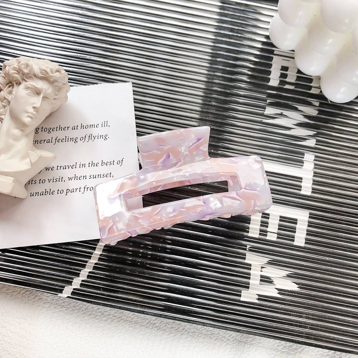 Elegant square and high-end grip clip