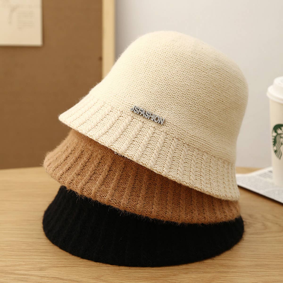 SIMPLE CROCHET STRIPE BUCKET HAT_CWAB2858