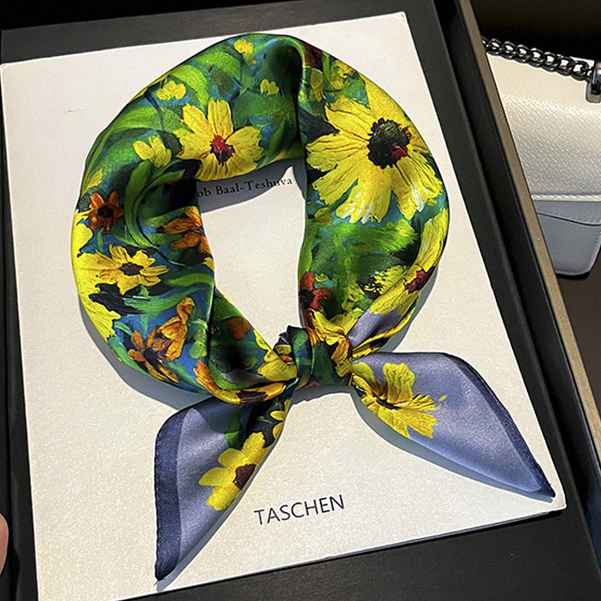 100% Silk Square Scarf-Fashionable Spring & Autumn_CWASC0562