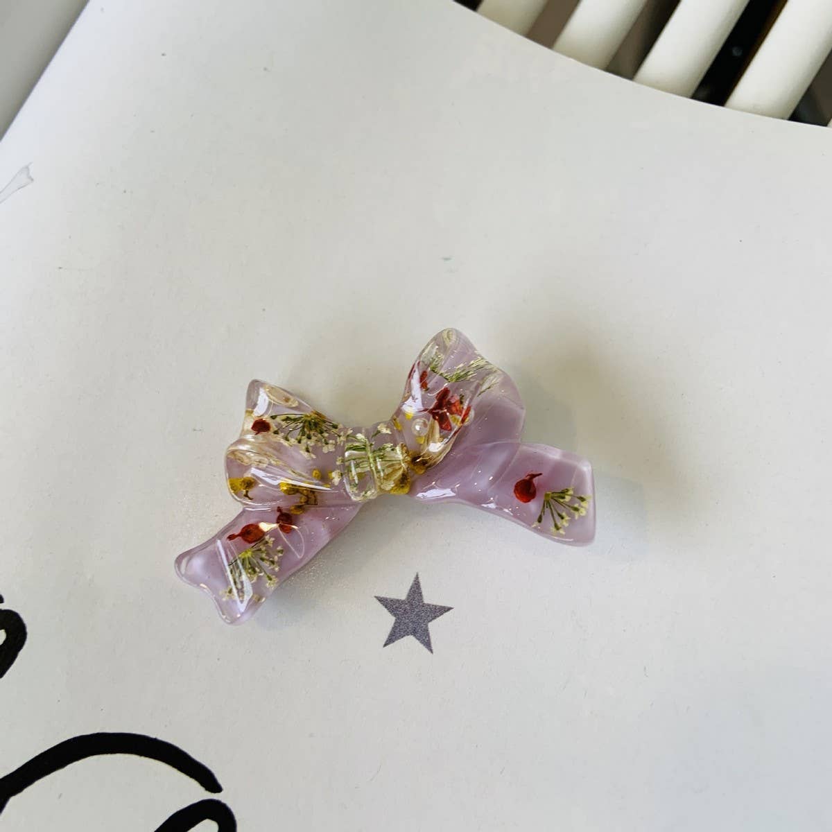 SWEET FLORAL ALL-MATCH SIMPLE SWEET HAIRPIN