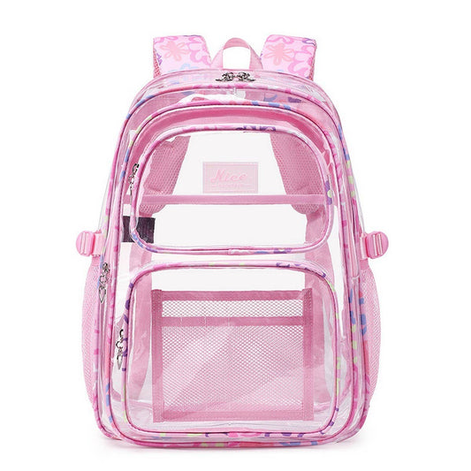 Clear PVC Backpacks for School Teen Girls_CWAB5492