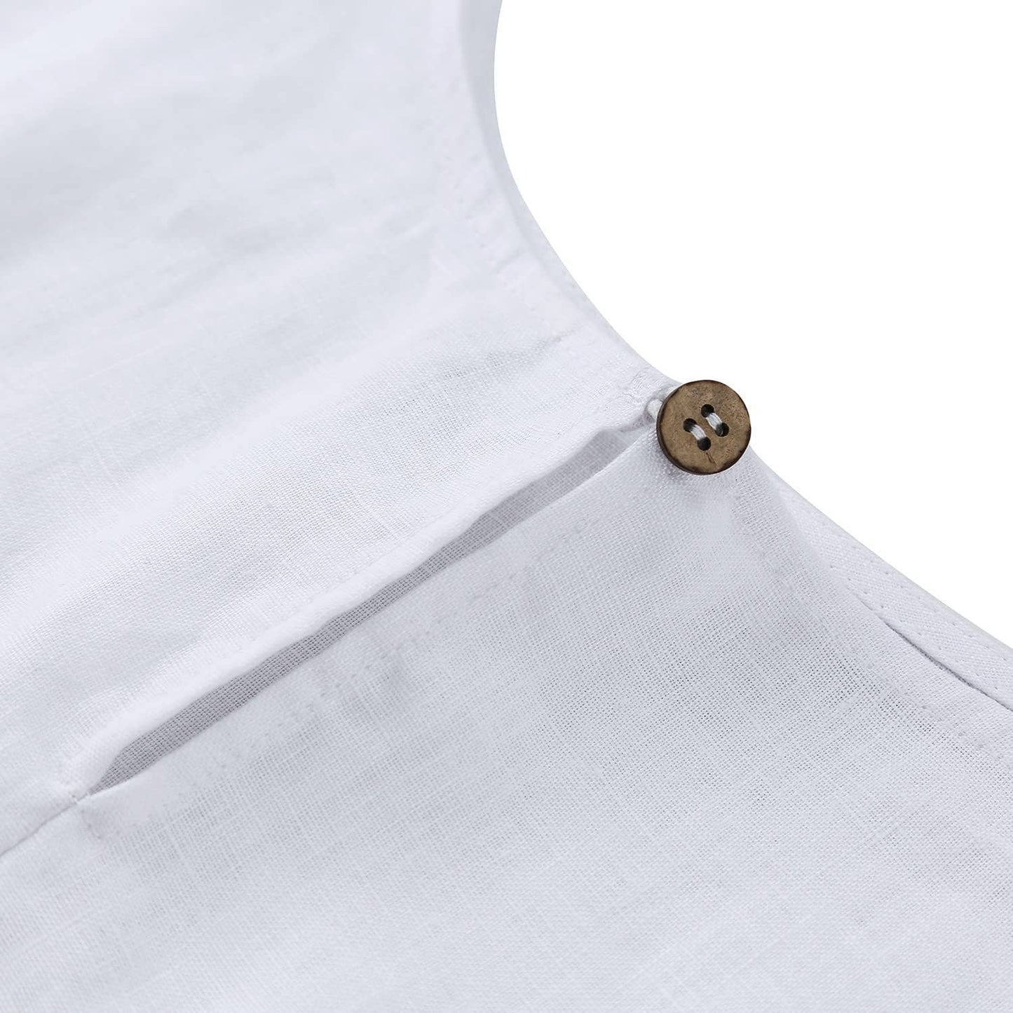 ARTSY LANTERN SLEEVE COTTON LINEN BLOUSE