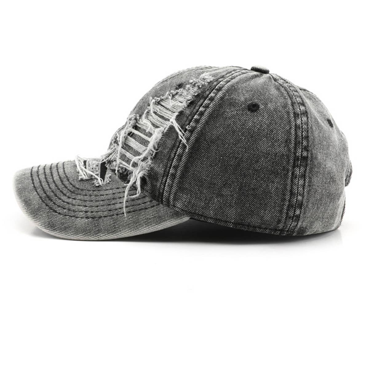 Vintage Washed Hole Baseball Cap for Men & Women_CWAH0907