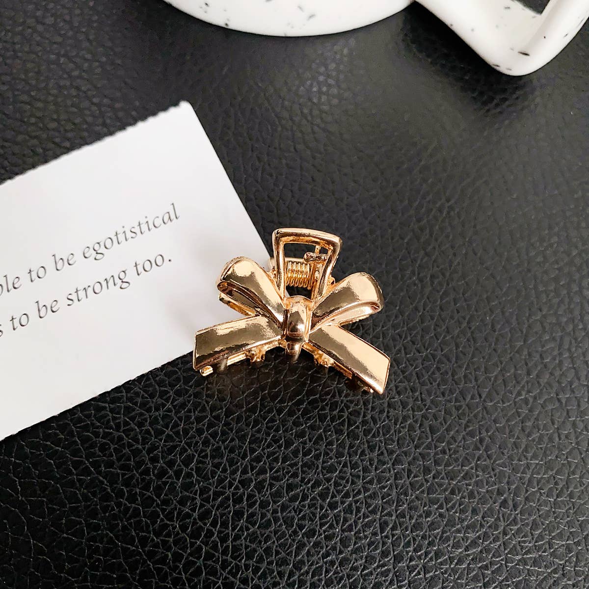 High-end and elegant bow alloy hair clips