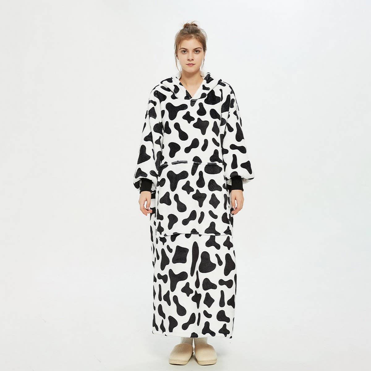 Plus Size Long Pullover Hoodie Blanket for Winter_CWAHA6527