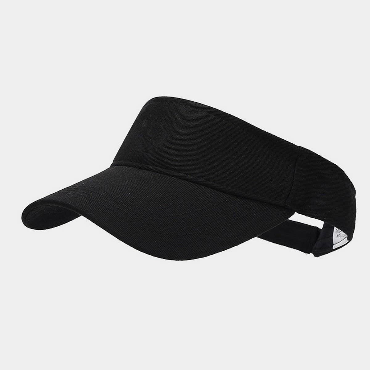 Summer Simple Solid Visor Hat - Unisex Outdoor_CWAH3303
