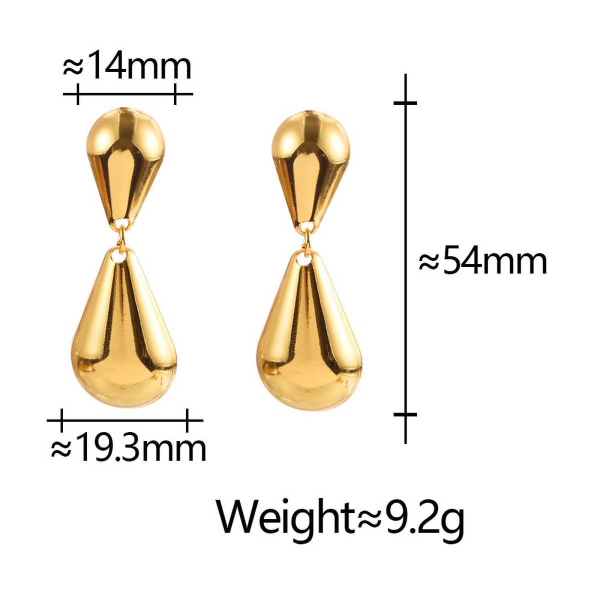 TEMPERAMENT RETRO SIMPLE GEOMETRIC EARRINGS