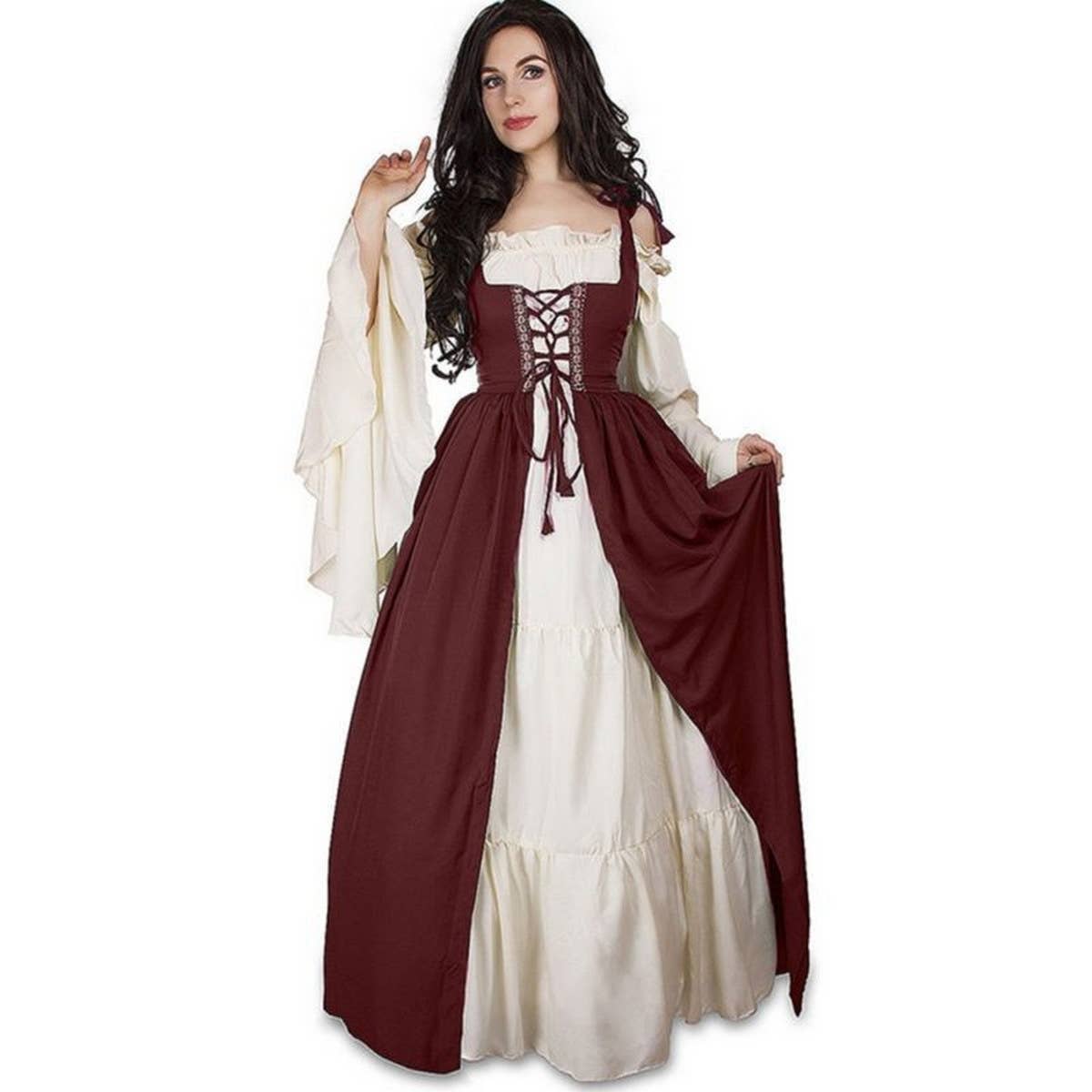 HALLOWEEN BONDAGE CORSET DRESS COSTUME
