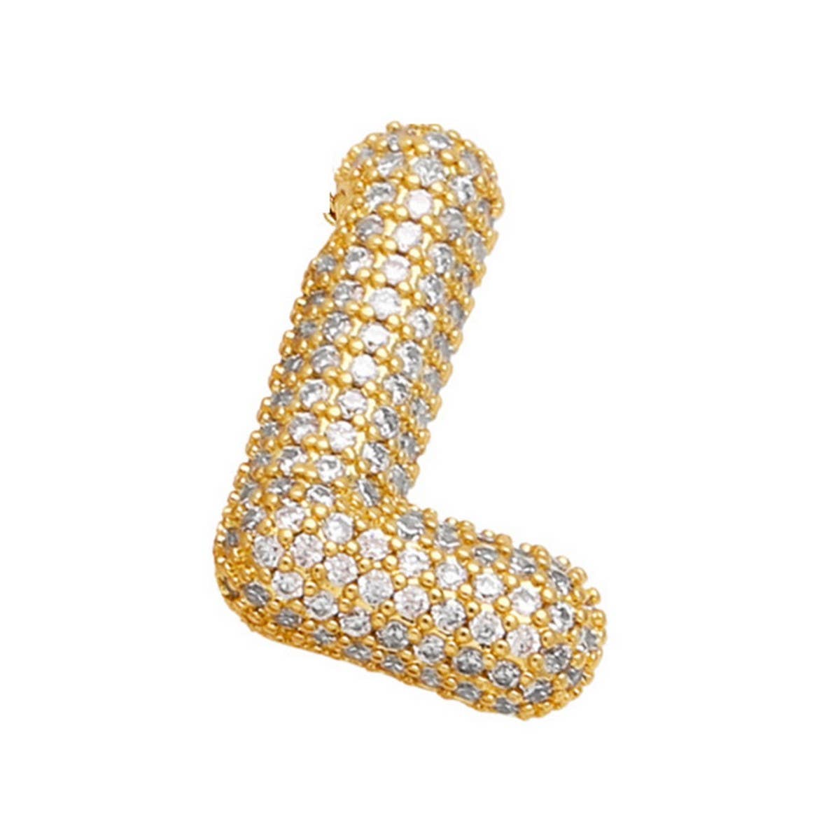 Copper Zirconia Pendant Necklace - Hip Hop