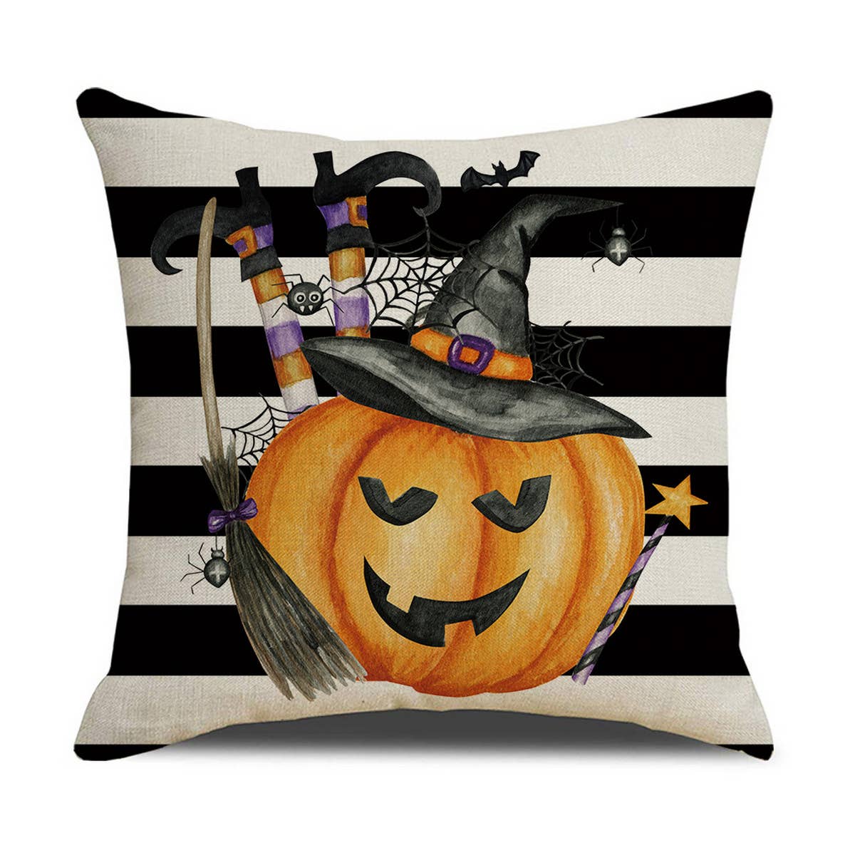 HALLOWEEN PUMPKIN PRINT PILLOWCASE