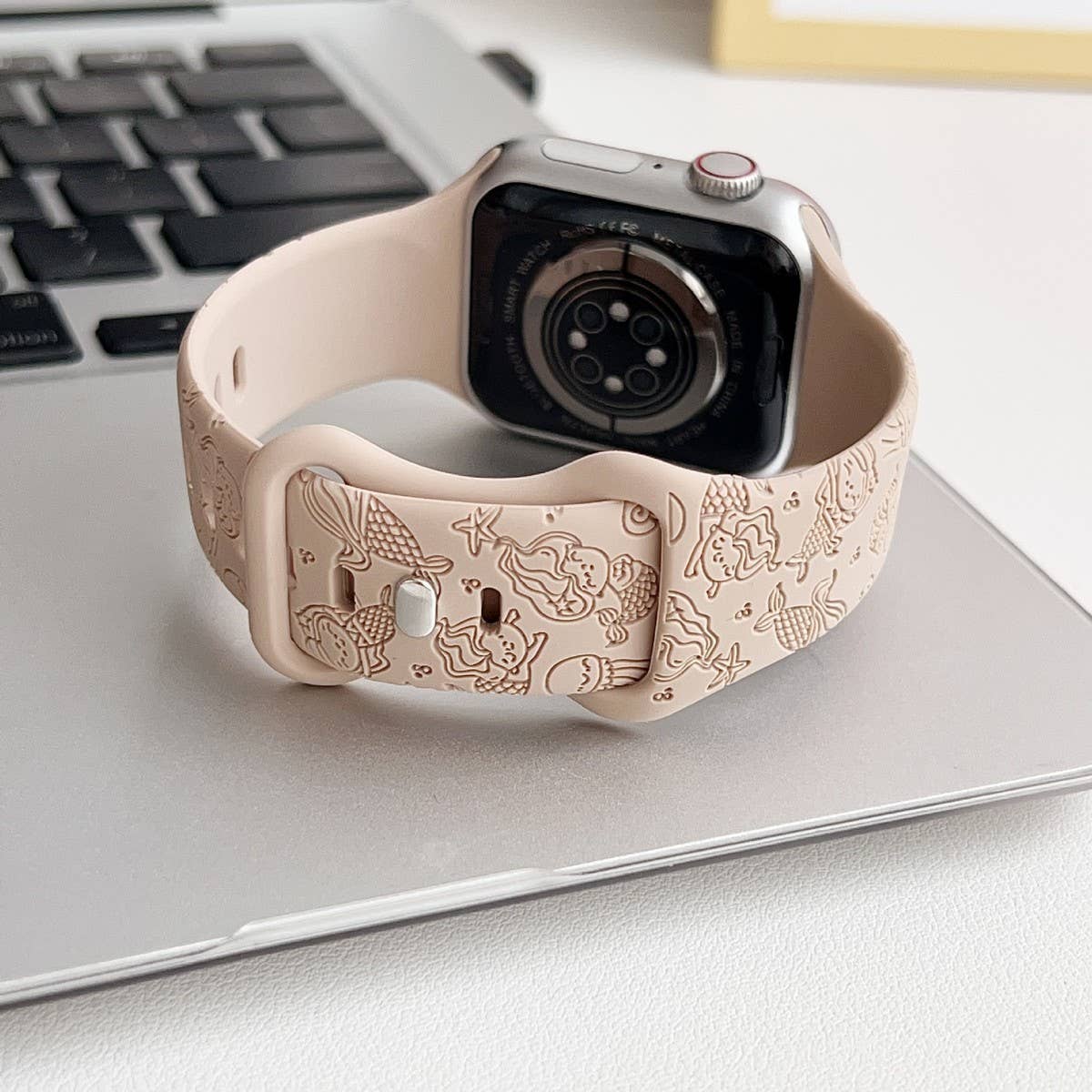 APPLE WATCH ULTRAS9S8 ENGRAVED SILICONE STRAP_CWWW0055